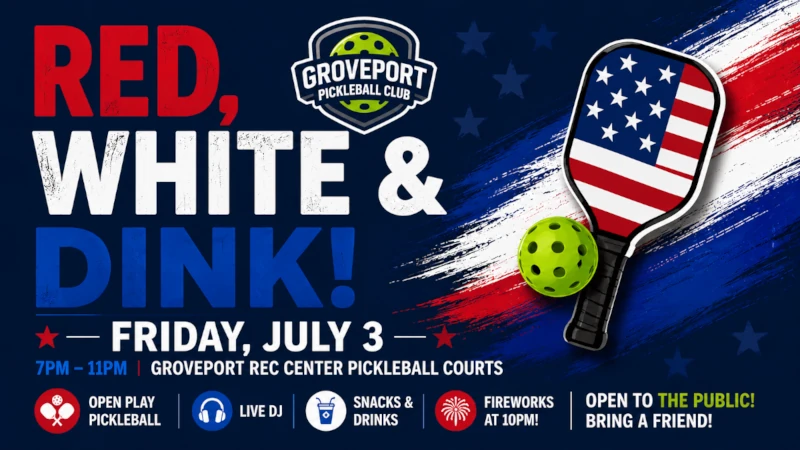 Red White and Dink patriotic pickleball event